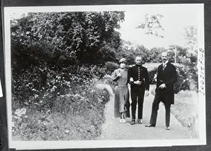 Parenthood Prints: Crown Prince Olav with His Parents