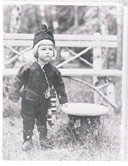 Crown Prince Peter Wearing National Costume