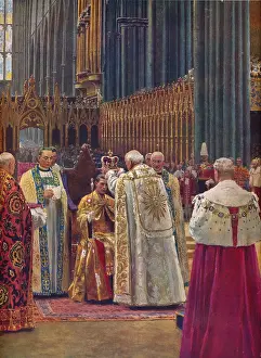 Crowning Prints: The Crowning Of The King 1937