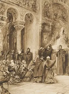 Crusaders Receiving Blessings