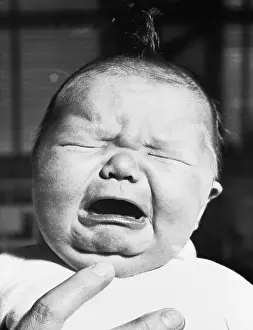 Crying Prints: Crying Newborn Baby