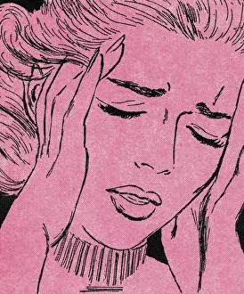 Images Dated 19th January 2015: Crying woman