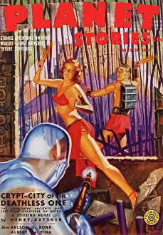 Science Fiction Prints: Crypt-City of the Deathless One