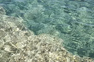 Crystal clear turquoise waters on the coast of an Balearic Island, Balearic Islands, Spain, Europe