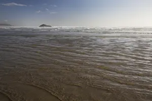 Clayoquot Sound Prints: Crystal Clear Water At Long Beach A Surfers Paradise In Pacific Rim National Park Near Tofino; British Columbia Canada