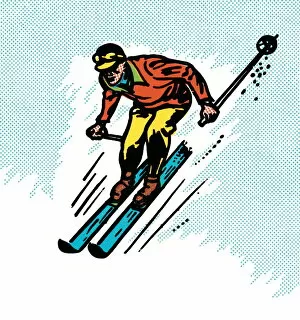 Images Dated 15th January 2015: Skier