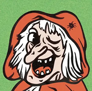 Facial Express Prints: Witch