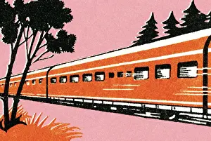 Public Transportation Prints: Train