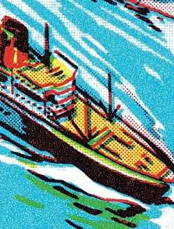 Freight Transportation Prints: Ship