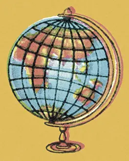 Planet Space Prints: Globe