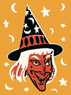 Facial Expre Prints: Witch