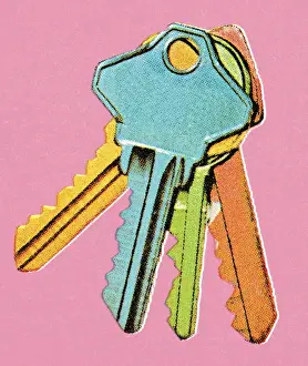 Four Objects Prints: Keys