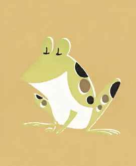 Illustration And Paintin Prints: Frog