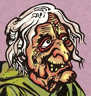 Wrinkled Prints: Witch