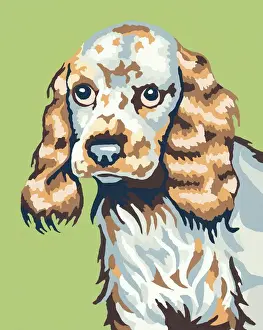 Fluffy Prints: Dog