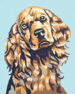 Fluffy Prints: Dog