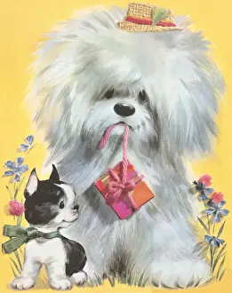 Fluffy Prints: Puppy