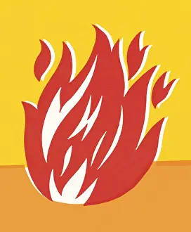 Illustration And Prints: Fire