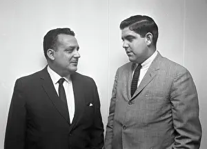 Former Cuban Exile Leader Sergio Arcacha Smith And His Attorney Frank Hernandez