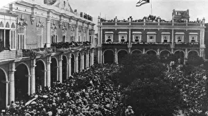 Landscape Male Female Architectural Prints: Cuban Inauguration