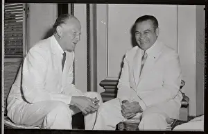 Cuban President Talking with U. S. Ambassador to Cuba