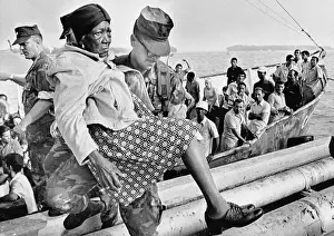 Gulf Prints: Cuban Refugees Helped by US Marines