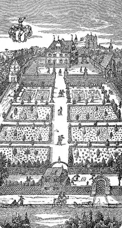 Gardens Prints: Cultural state in the 17th century