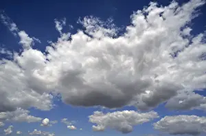 Othenstorf Prints: Cumulus clouds, Othenstorf, Mecklenburg-Western Pomerania, Germany