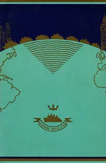 20th Century Style Prints: Cunard White Star