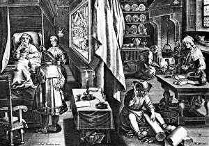Syphilis Prints: Curing Of Syphillis In The 16Th Century