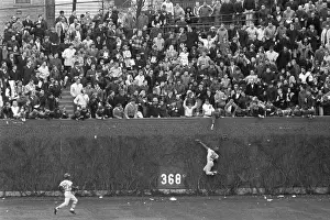 Curt Flood Makes Catch