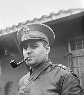 Curtis E. LeMay with Pipe in his Mouth