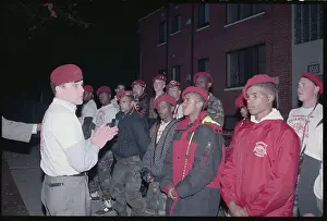 Curtis Sliwa and His Guardian Angels Organizing Themselves for Duty