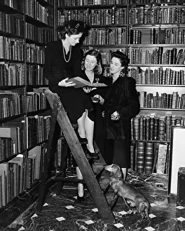Library Prints: The Cushing Sisters are in the Library