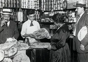Buying Prints: Customers Buying Marcouck From Syrian Shopkeeper