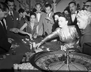 Customers Playing Roulette