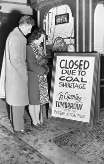 Closing Prints: Customers Reading Box Office Sign