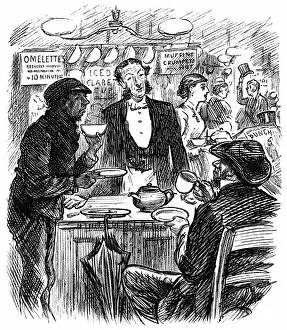 Images Dated 22nd December 2014: Customers in a Victorian hostelry
