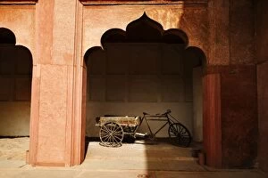 Cycle cart in a fort, Agra Fort, Agra, Uttar Pradesh, India