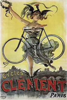 Bicycle Prints: Cycles Clément, 1898. From a private collection