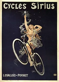 Bicycle Prints: Cycles Sirius, 1899. From a private collection