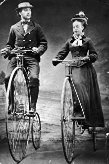 Transport H Prints: Cycling Couple