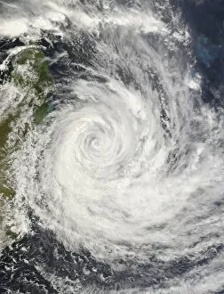 Images Dated 19th March 2008: cyclone, disaster, eye of storm, gamede, geography, madagascar, meteorology, nobody