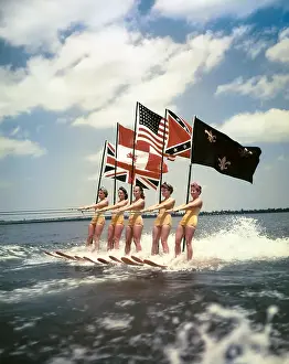 Stars And Stripes Prints: Cypress Gardens