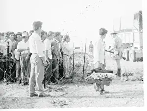 Nicosia Prints: Cypriot Schoolboys Awaiting Transport