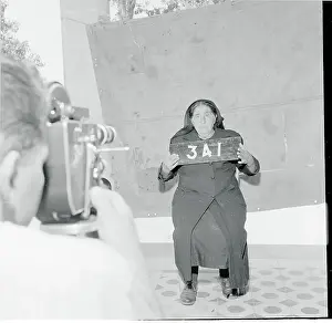 Cyprus Prints: Cypriot Woman Being Photographed