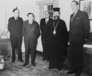Cyprus Leaders Posing for Camera