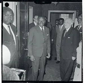 Cyrille Adoula and Valerian Zorin