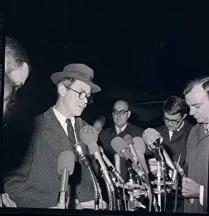 Cyprus Prints: Cyrus R. Vance Arriving at Andrews AFB