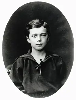 Czar Prints: Czar Nicholas II At Age 10